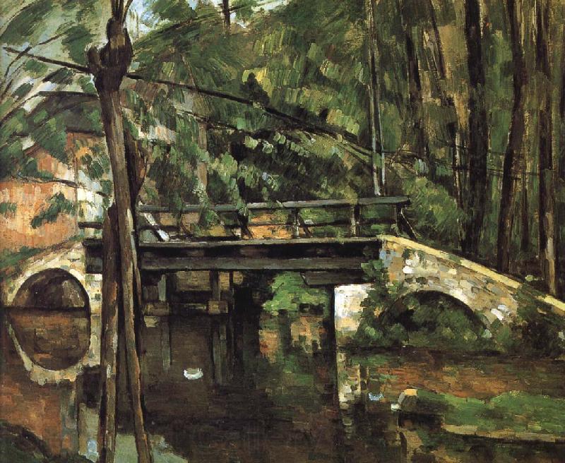 Paul Cezanne bridge Muncie France oil painting art